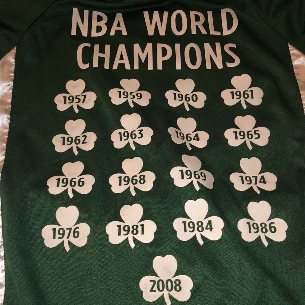 Limited edition green adidas Celtics sweater